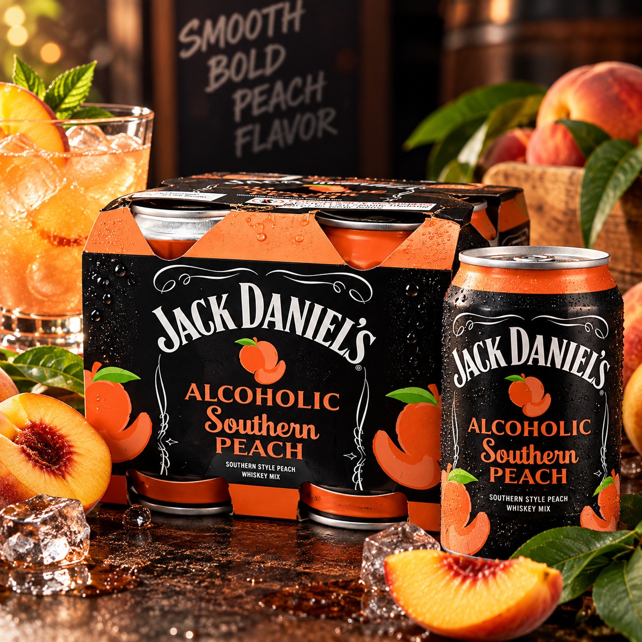 Jack Daniel's Alcoholic Southern Peach Whiskey Mix