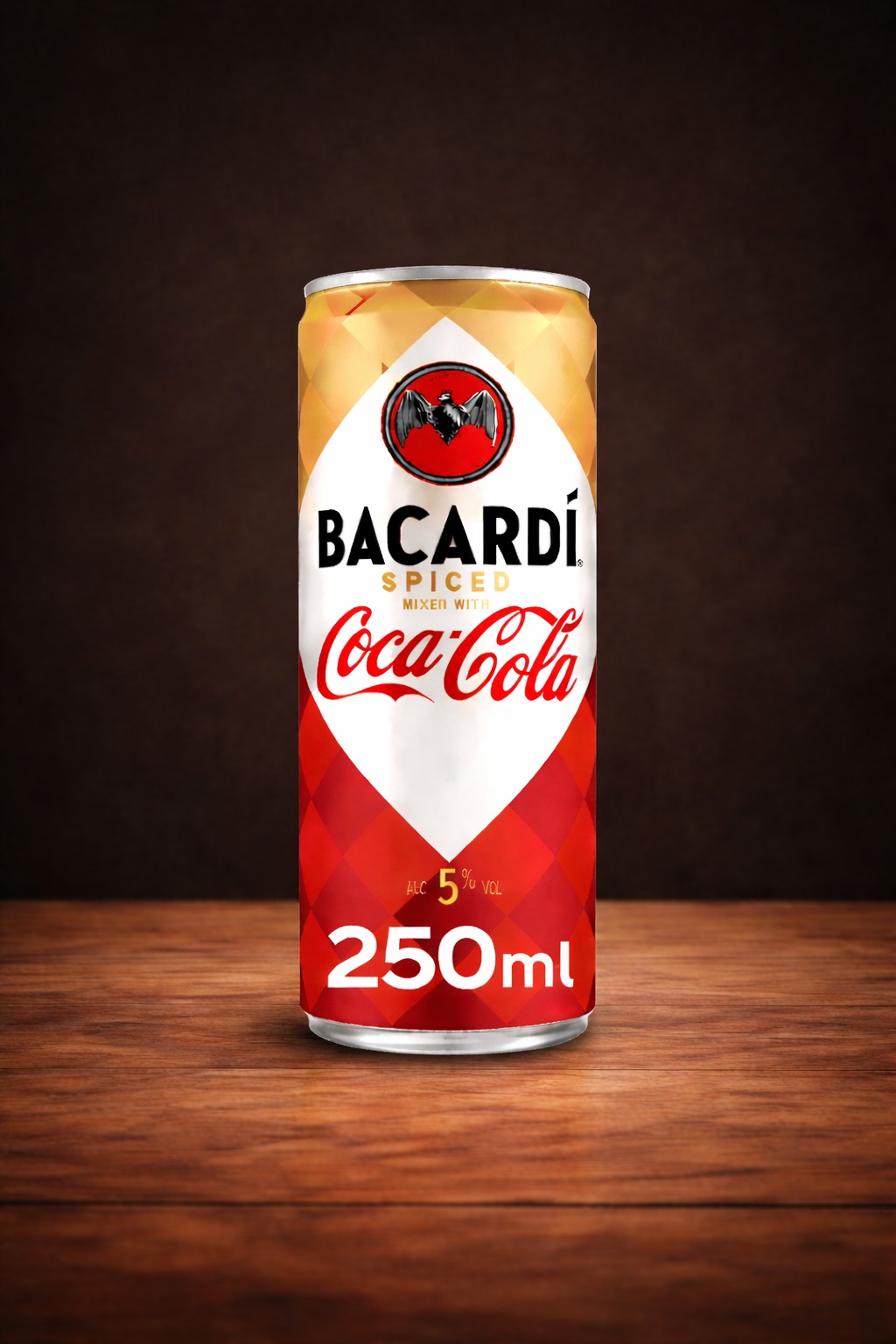 Bacardi Spiced Mixed with Coca-Cola