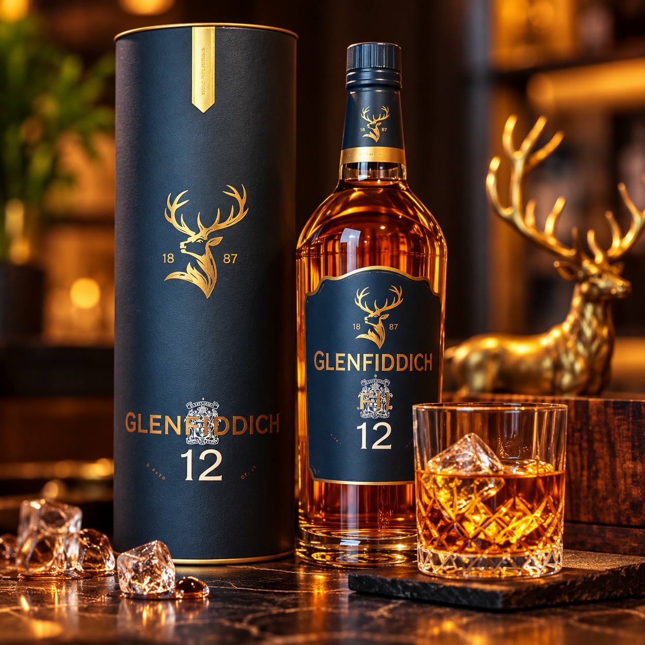 Glenfiddich 12 Year Old Single Malt Scotch Whisky
