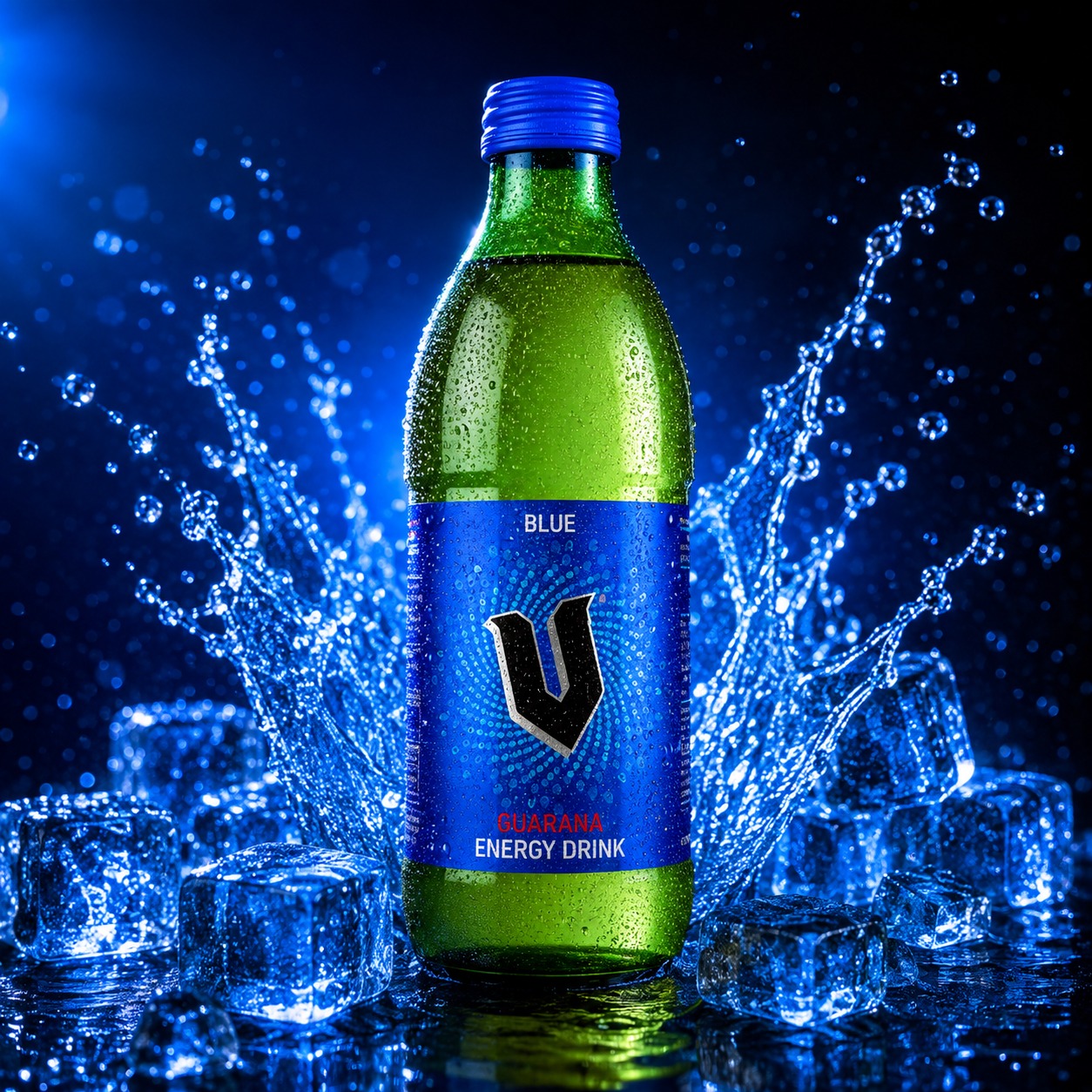 V Energy Drink Blue