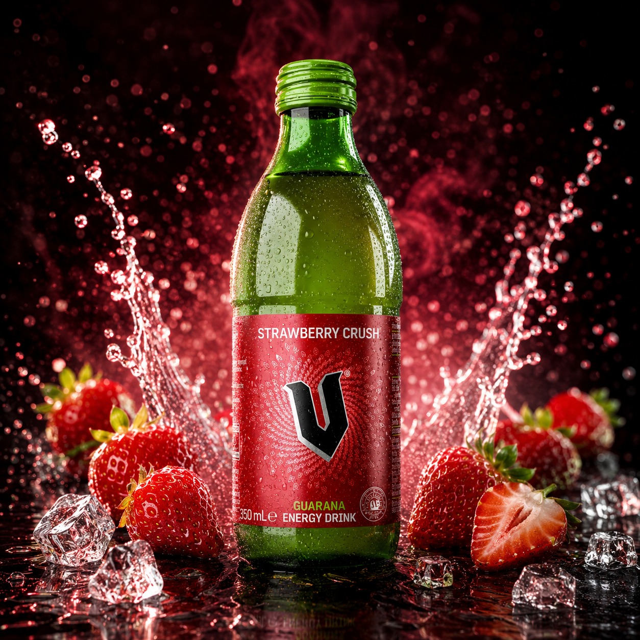 V Energy Drink Strawberry Crush