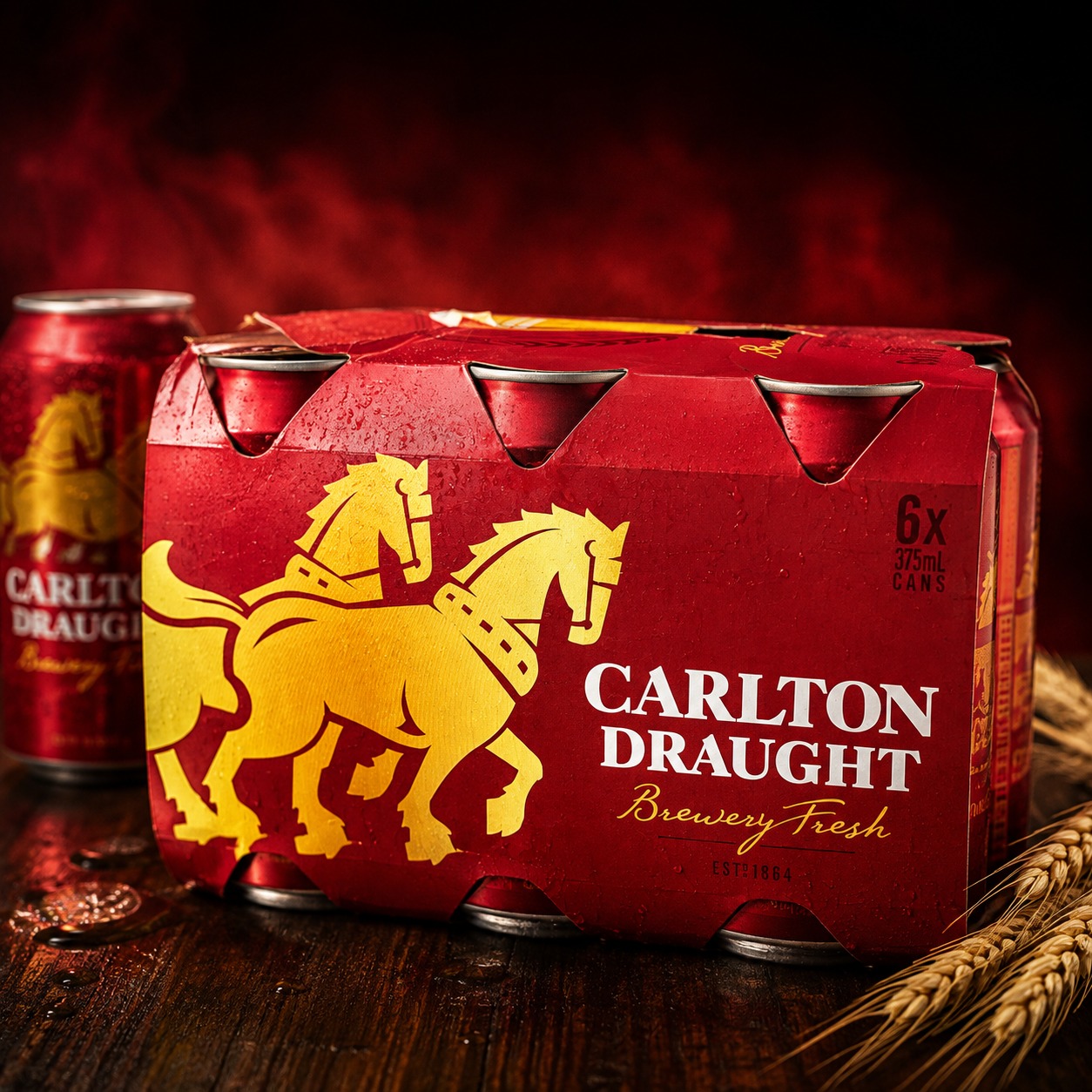 Carlton Draught cans