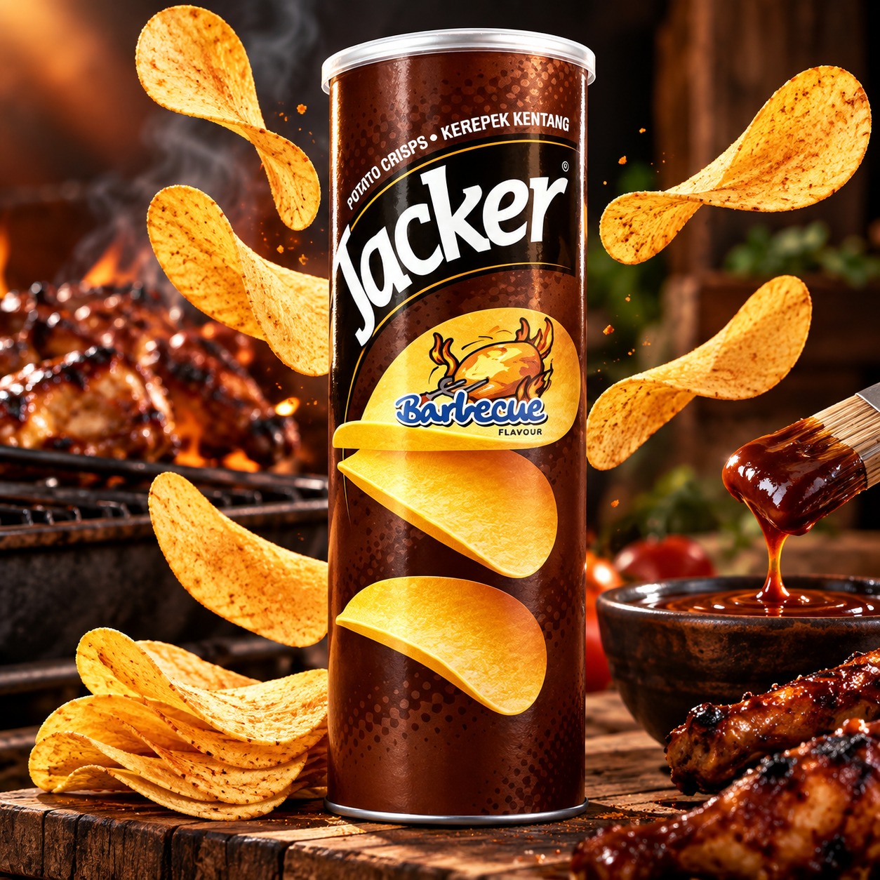 Jacker Potato Crisps – Barbecue