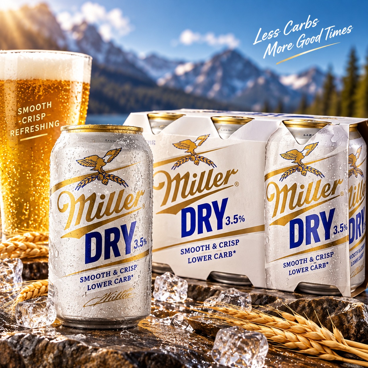 Miller Dry Lower Carb Lager